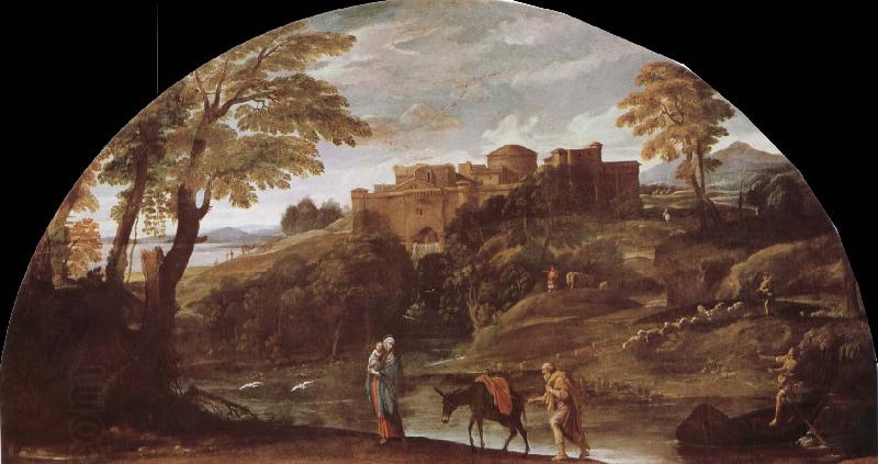 Annibale Carracci Escape to Egypt oil painting picture